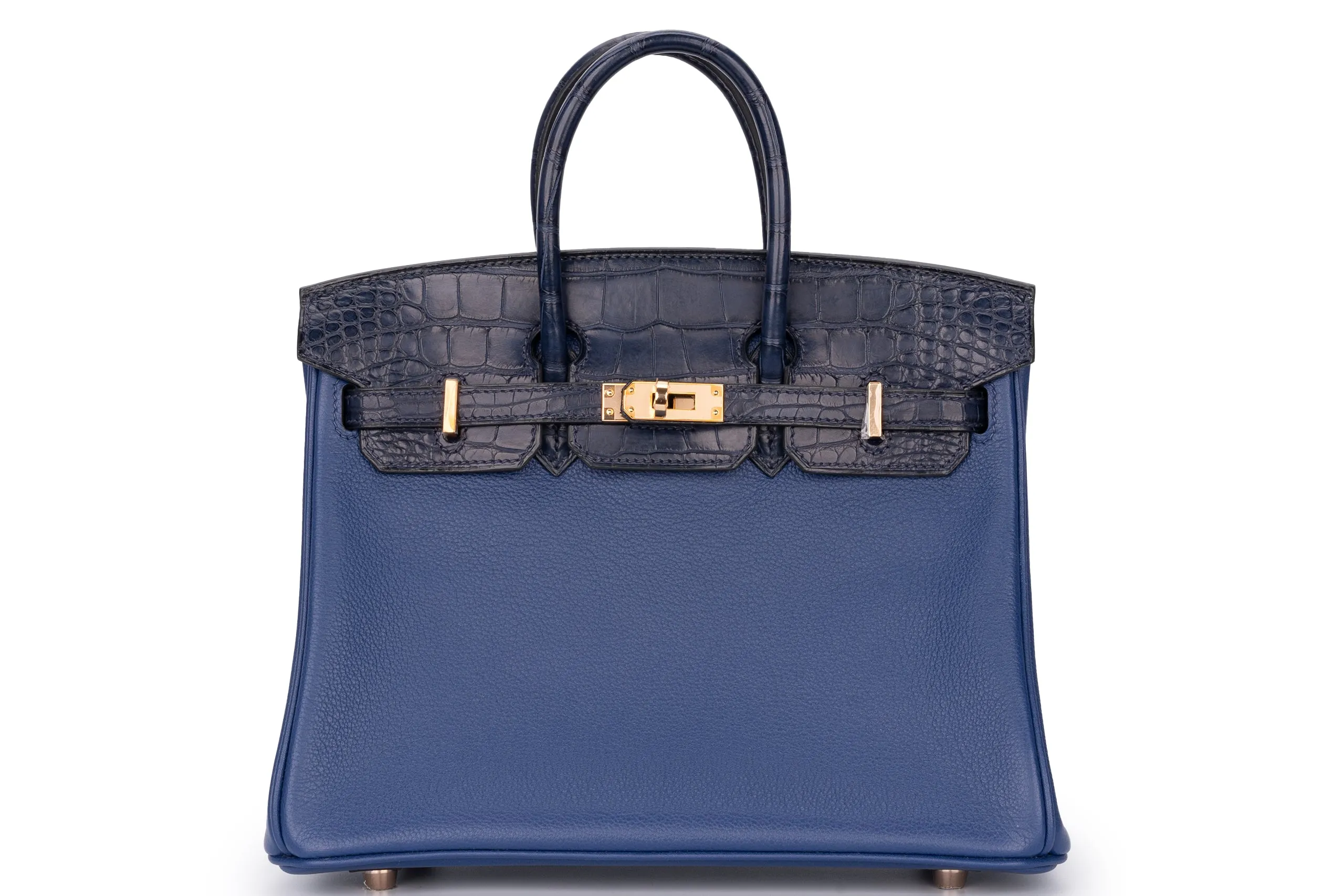 Hermès Birkin 25	Touch	Chevre	Bleu Royal	GHW