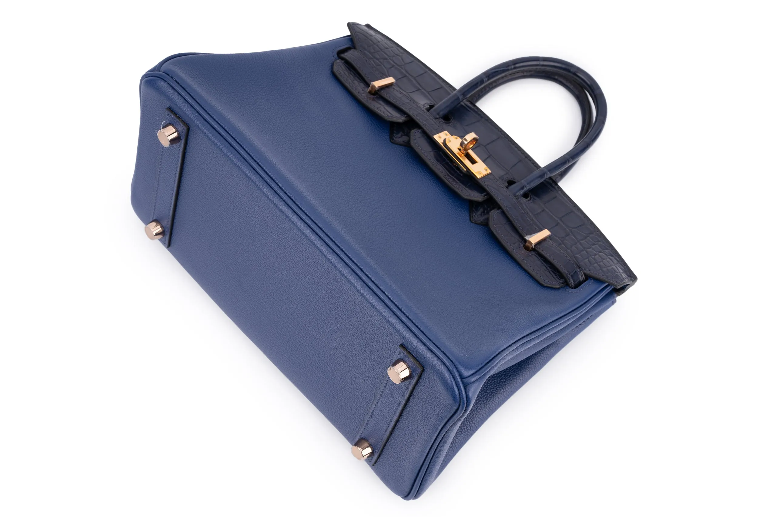 Hermès Birkin 25	Touch	Chevre	Bleu Royal	GHW