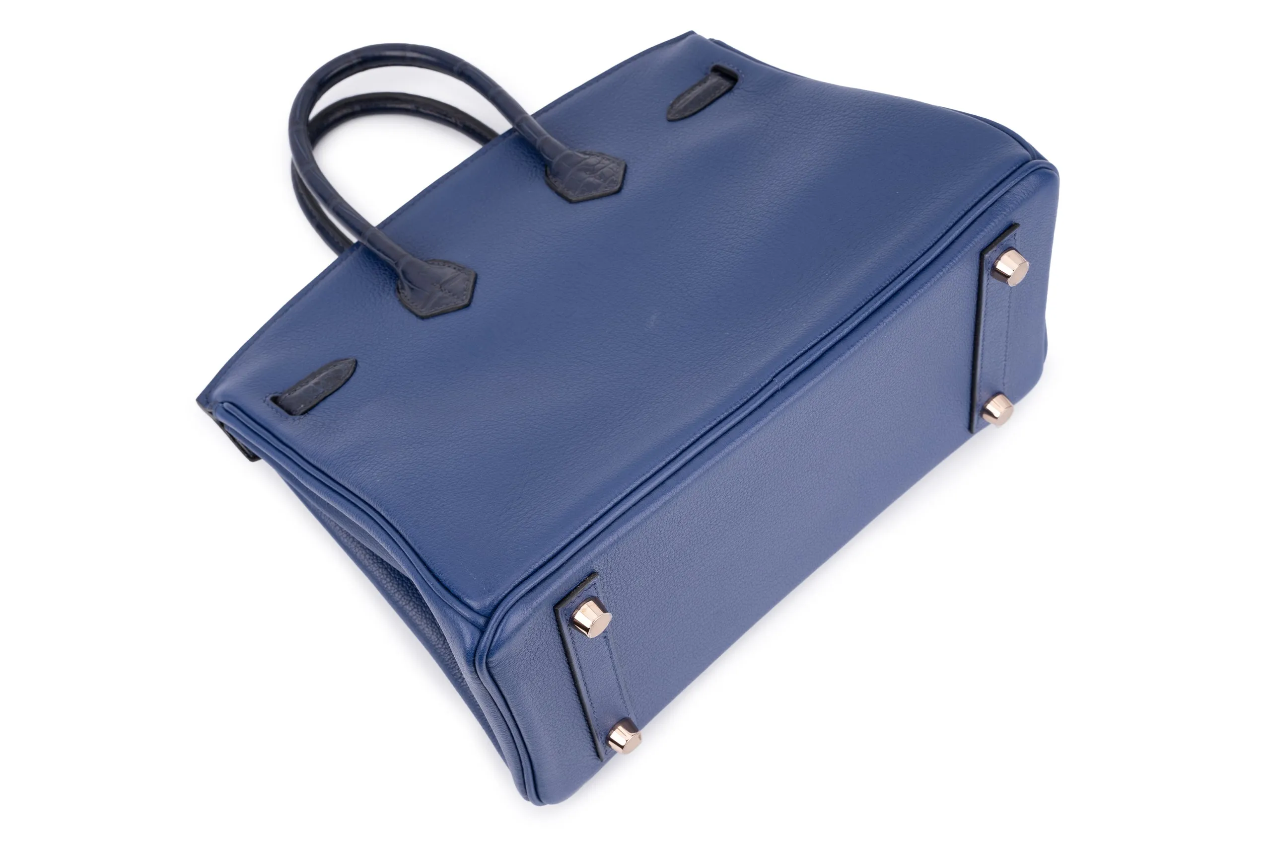 Hermès Birkin 25	Touch	Chevre	Bleu Royal	GHW