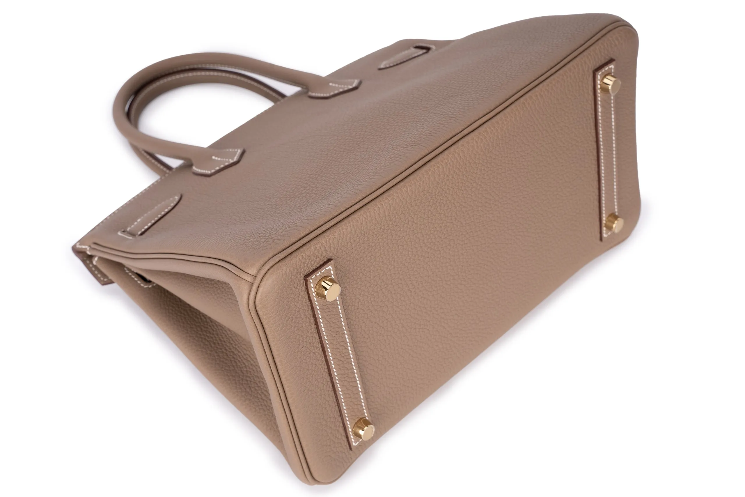 Hermès Birkin 30 Retourne Togo Etoupe GHW