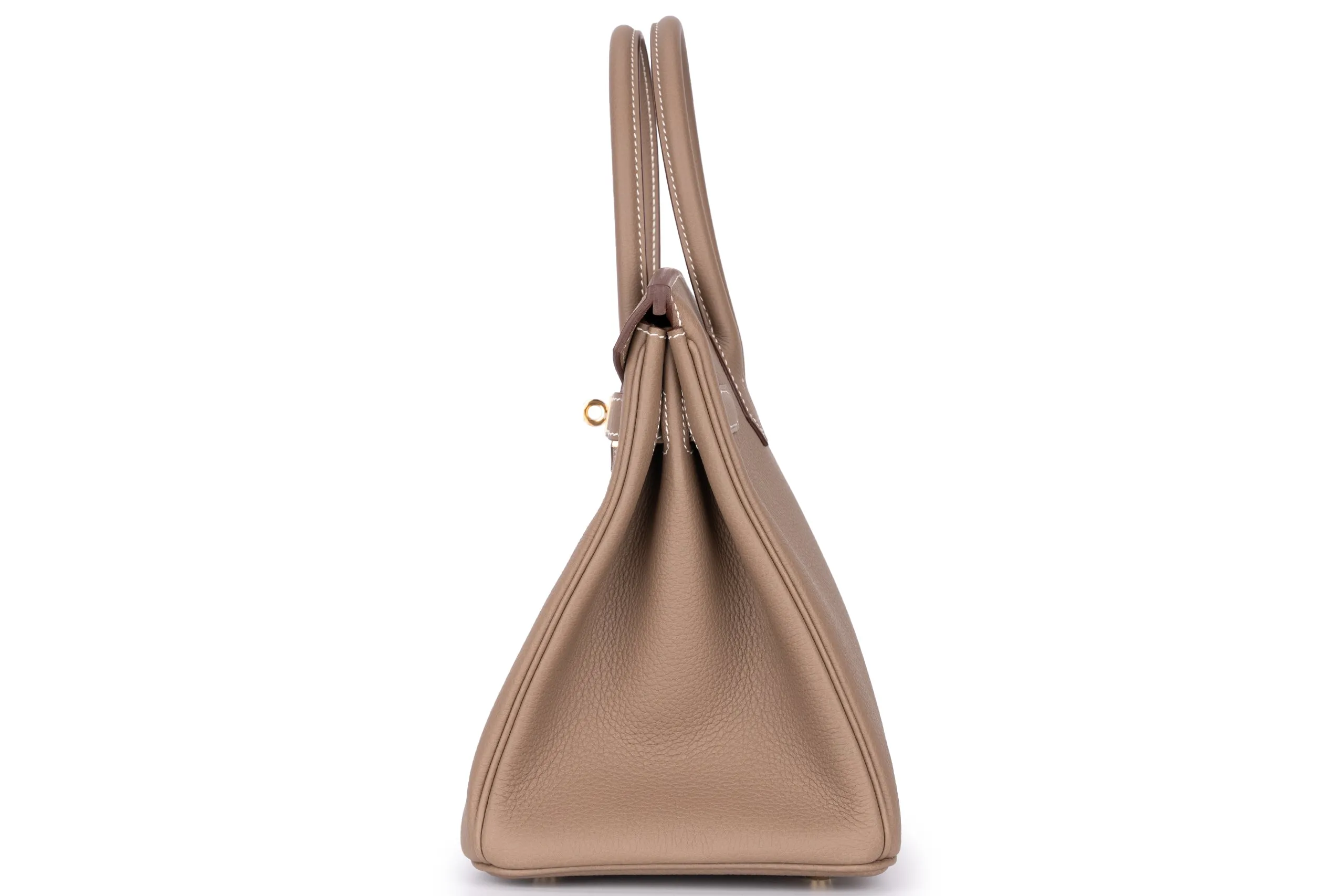 Hermès Birkin 30 Retourne Togo Etoupe GHW