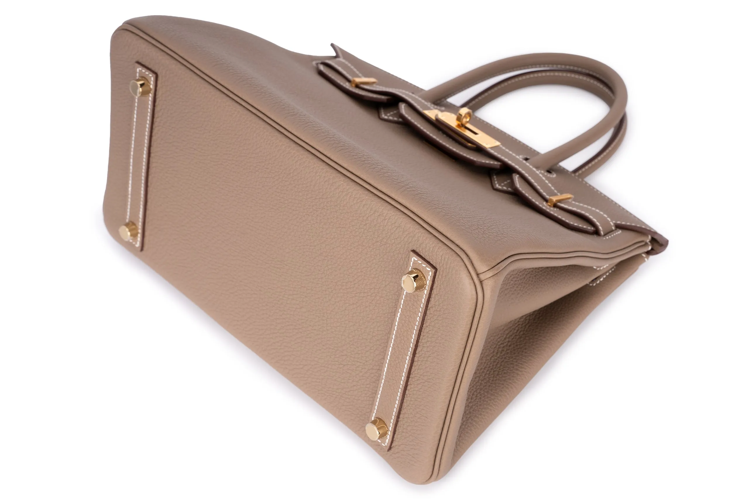 Hermès Birkin 30 Retourne Togo Etoupe GHW