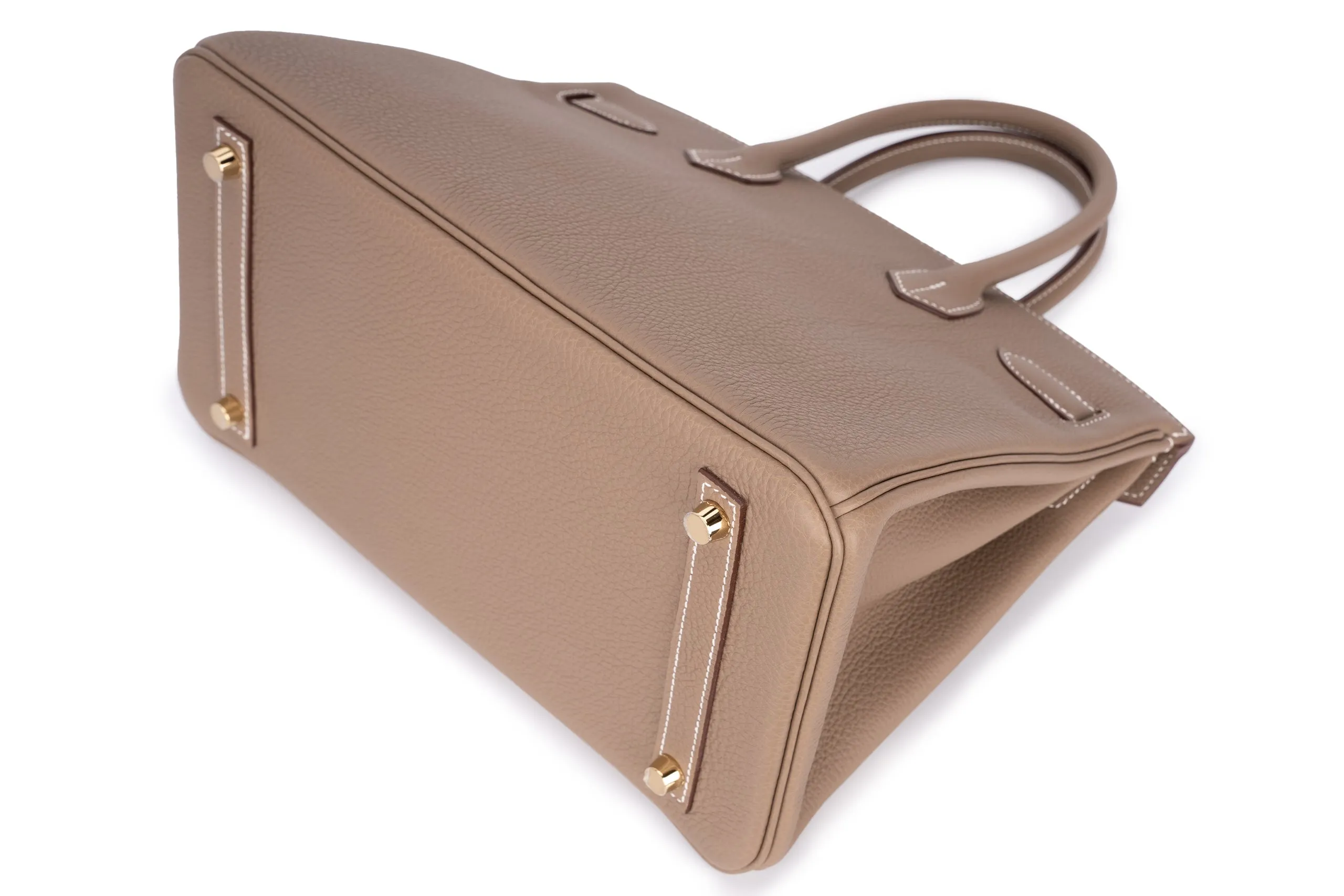 Hermès Birkin 30 Retourne Togo Etoupe GHW