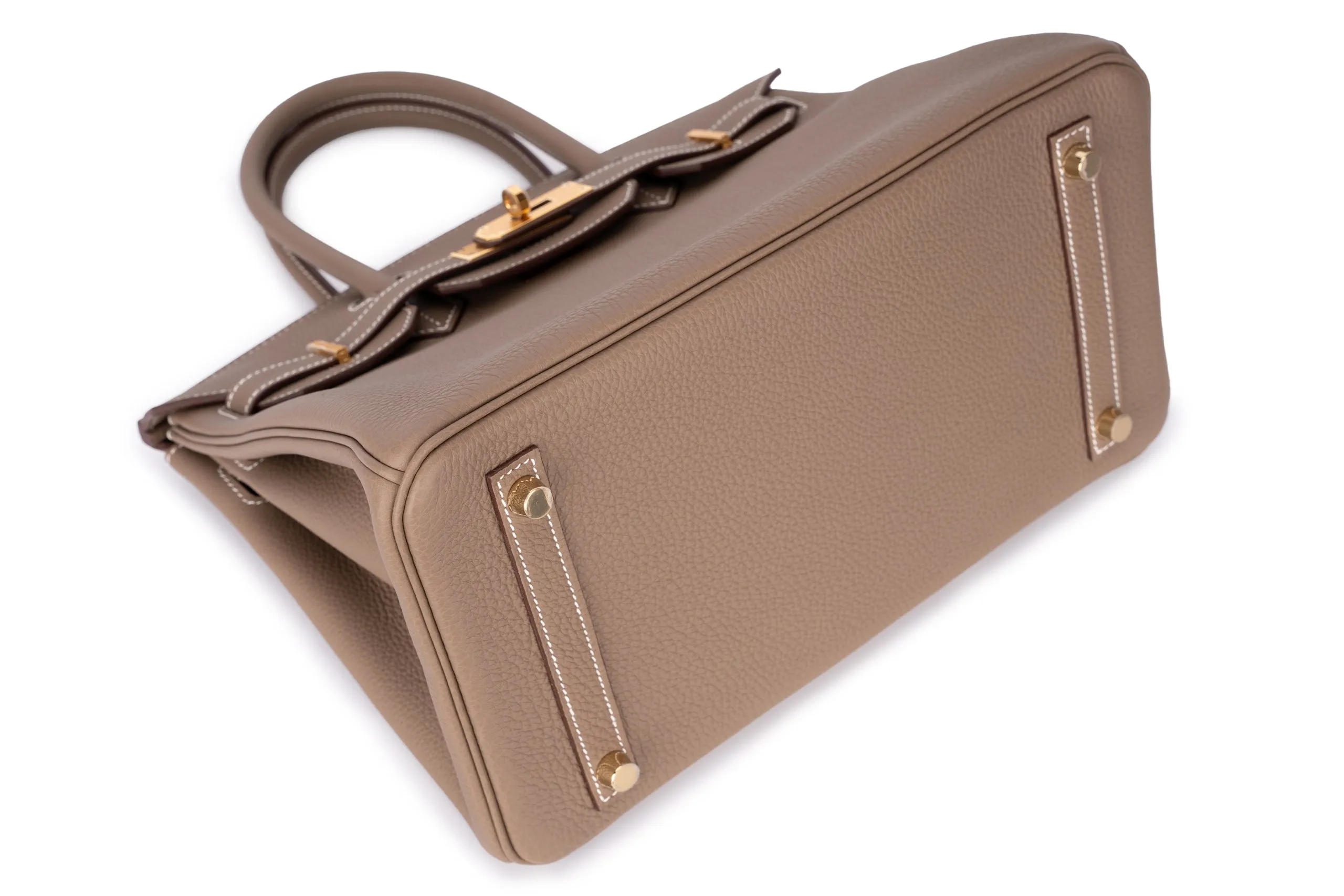 Hermès Birkin 30 Retourne Togo Etoupe GHW