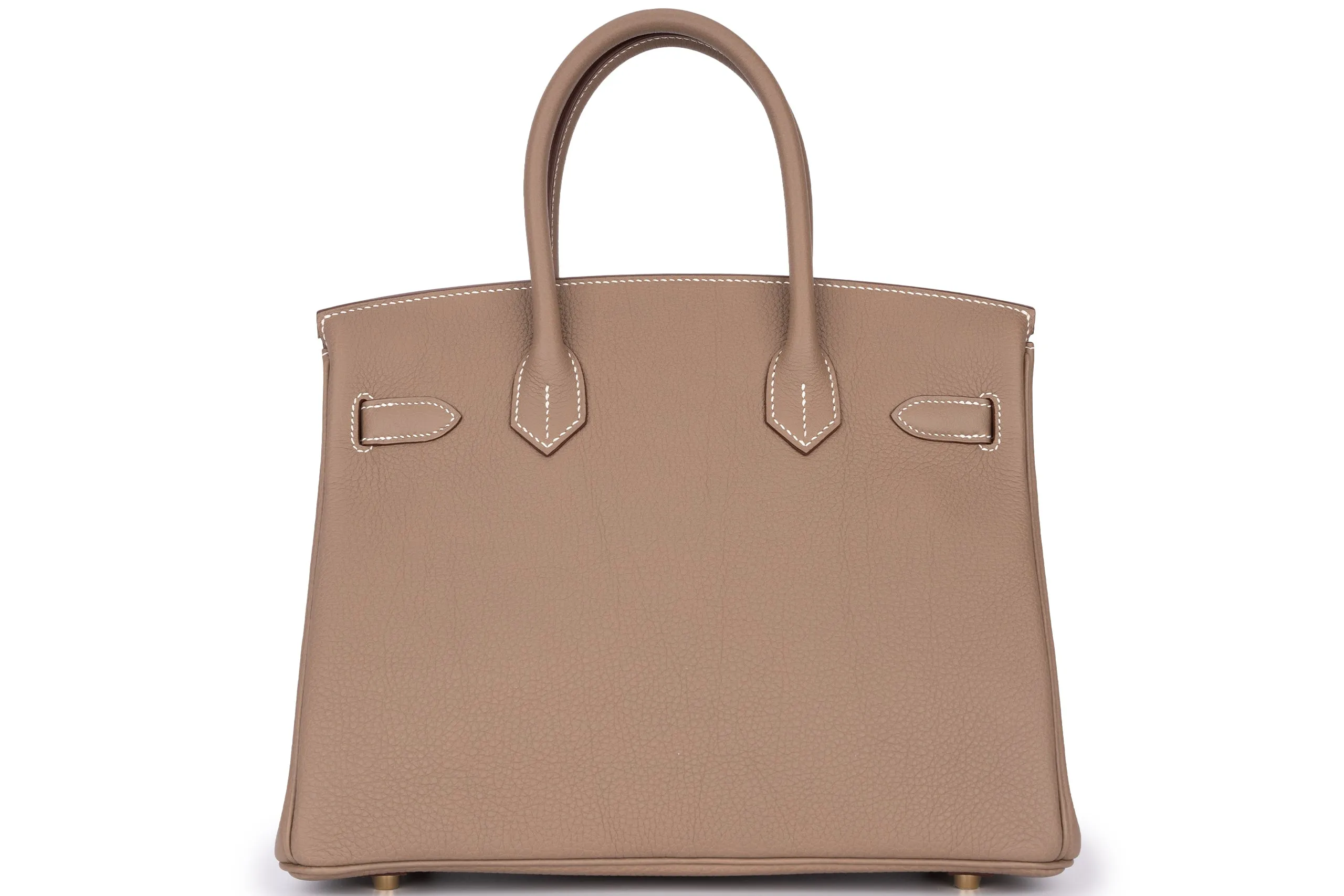 Hermès Birkin 30 Retourne Togo Etoupe GHW