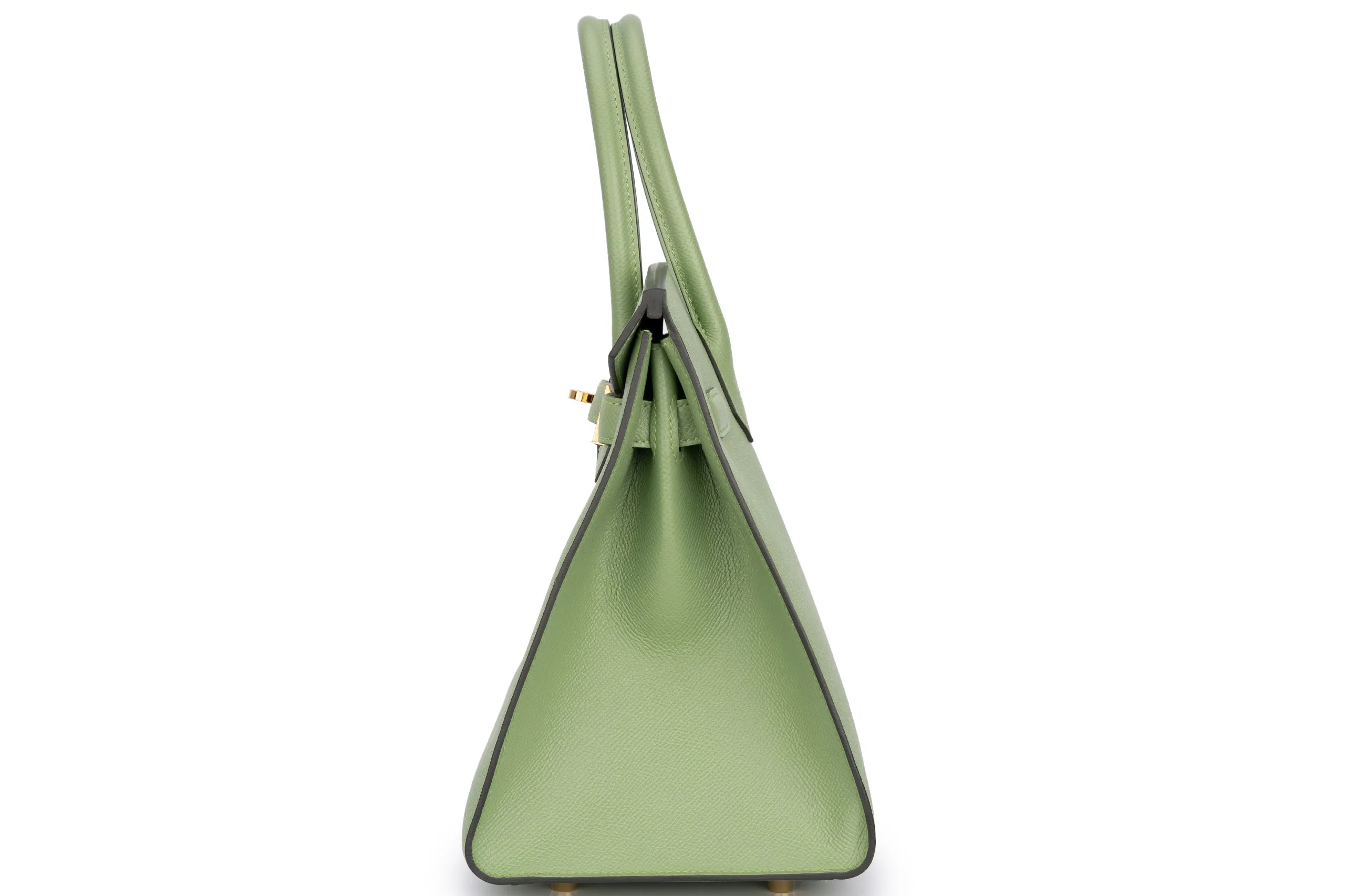 Hermès Birkin 30 Sellier Epsom Verte Criquet GHW