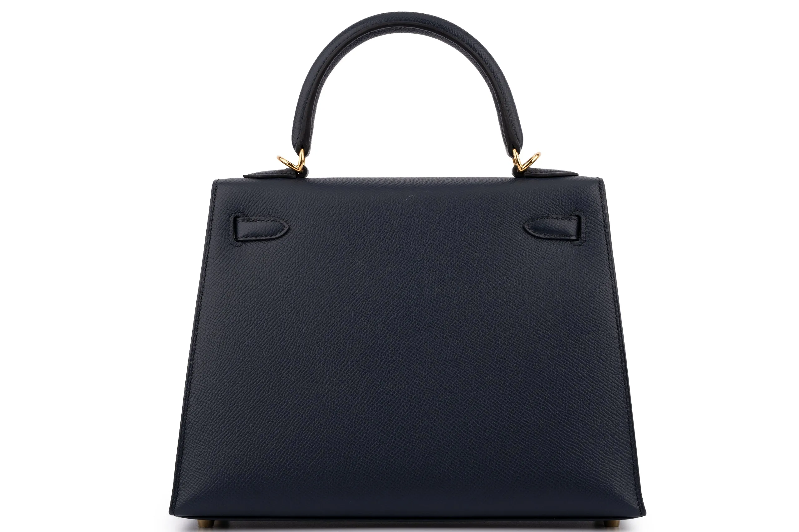 Hermès Kelly 25		Epsom  	Blue Indigo	GHW