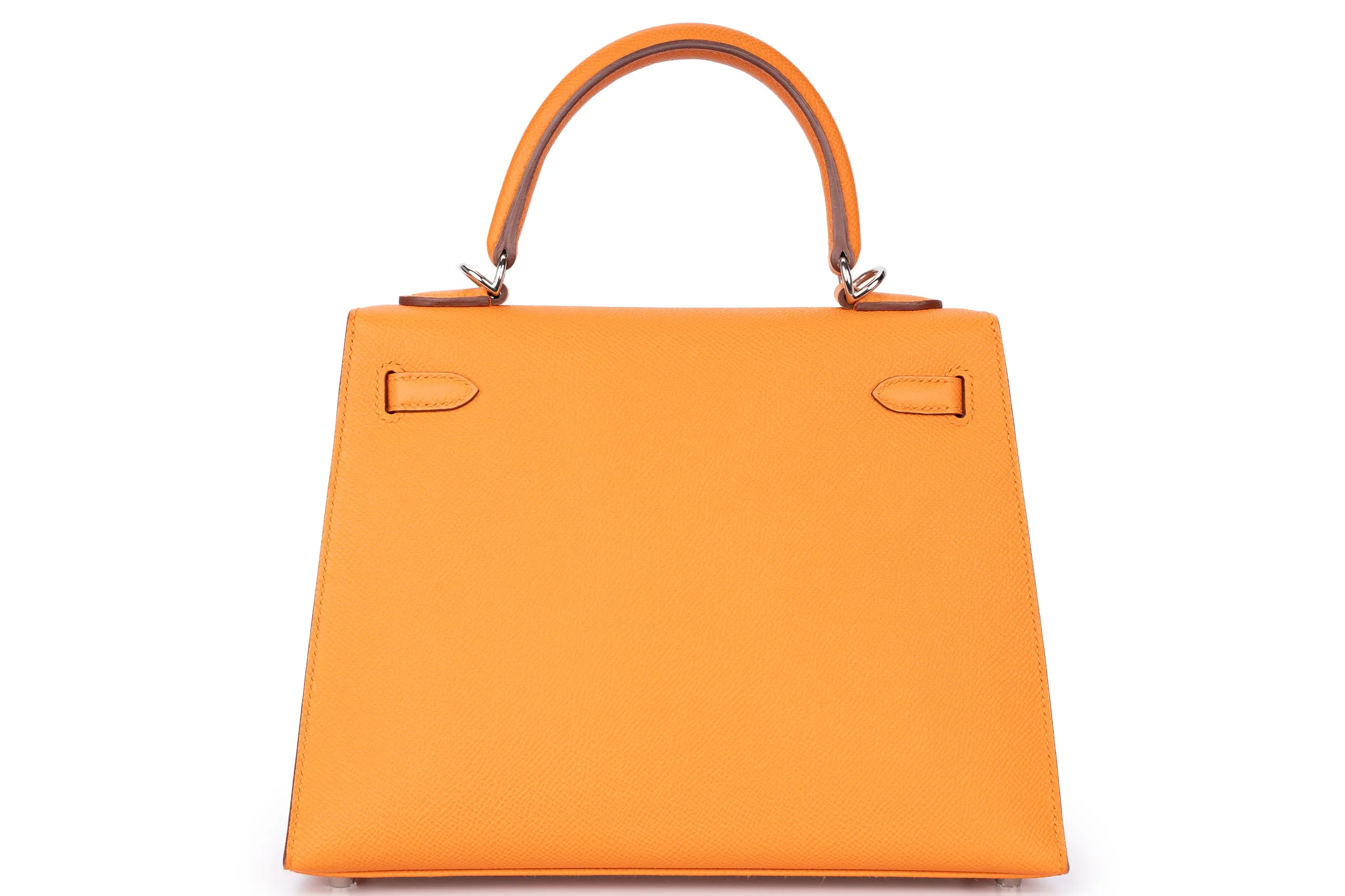 Hermès Kelly 25 Epsom Orange PHW