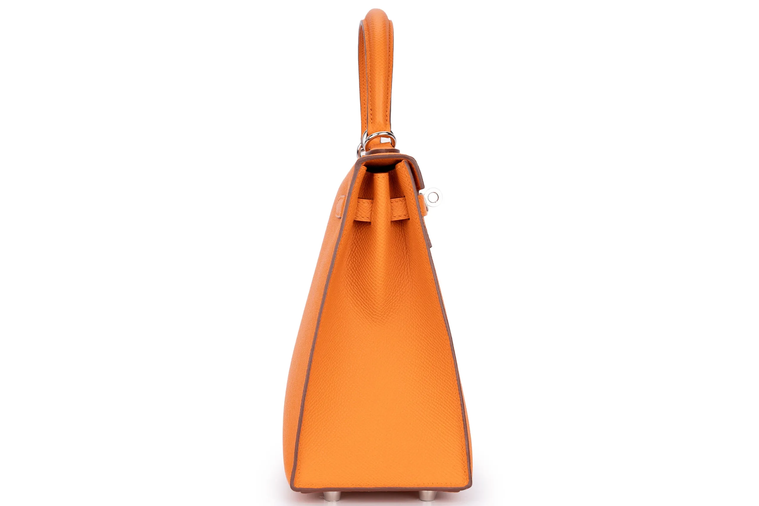Hermès Kelly 25 Epsom Orange PHW