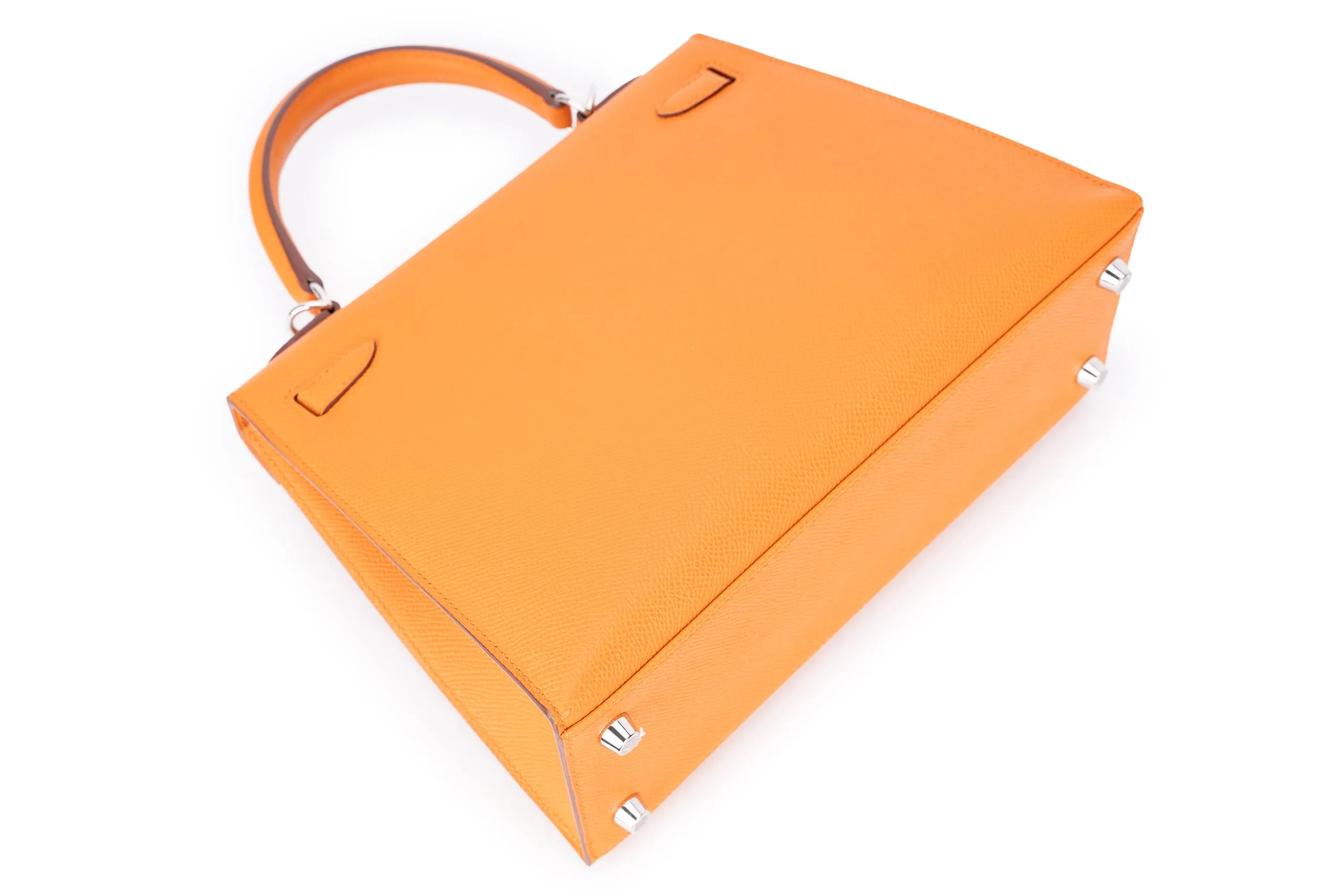 Hermès Kelly 25 Epsom Orange PHW