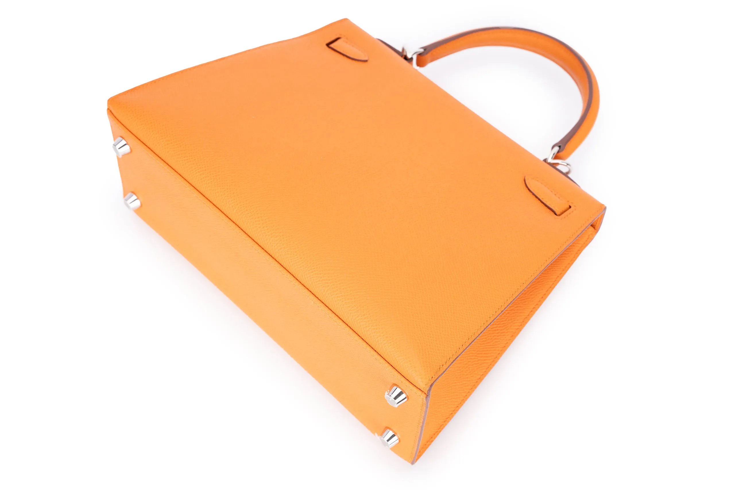 Hermès Kelly 25 Epsom Orange PHW