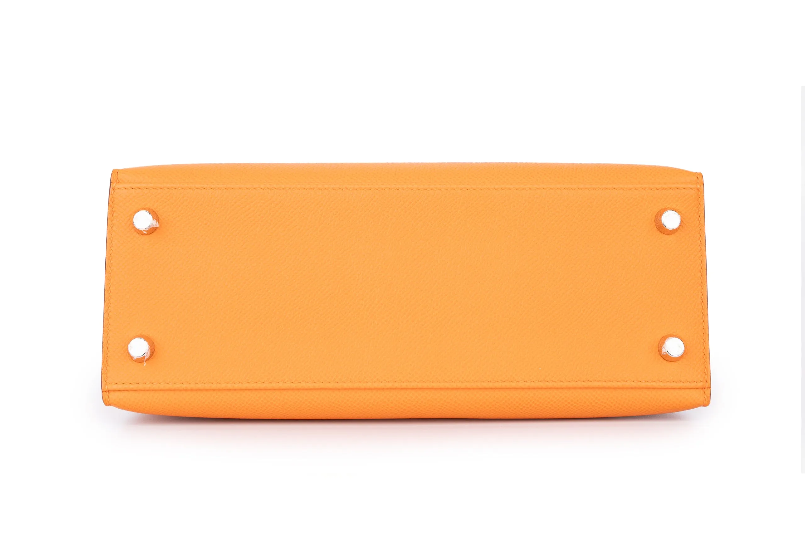 Hermès Kelly 25 Epsom Orange PHW