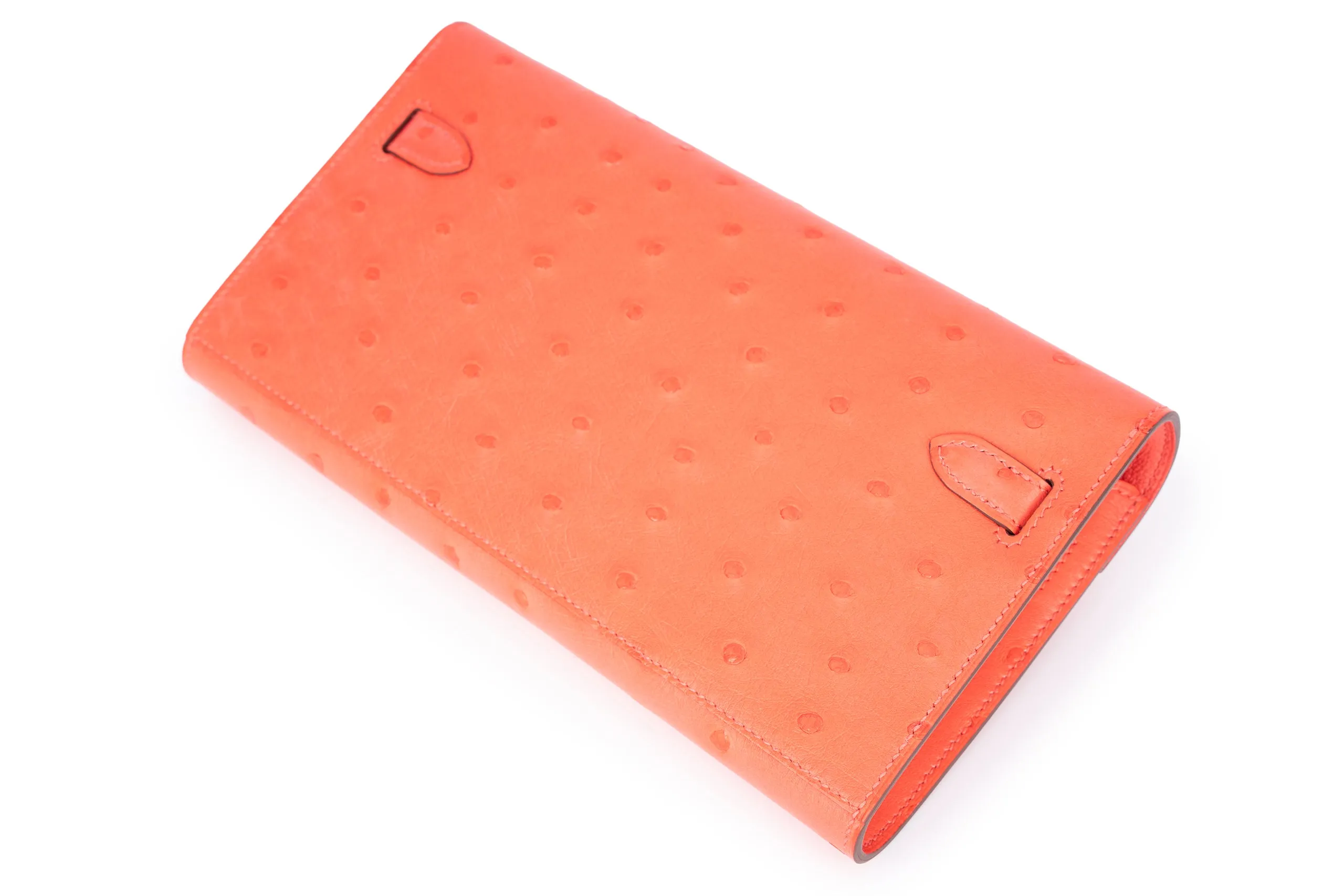 Hermès Kelly To Go Exotic Ostrich Rose Texas PHW