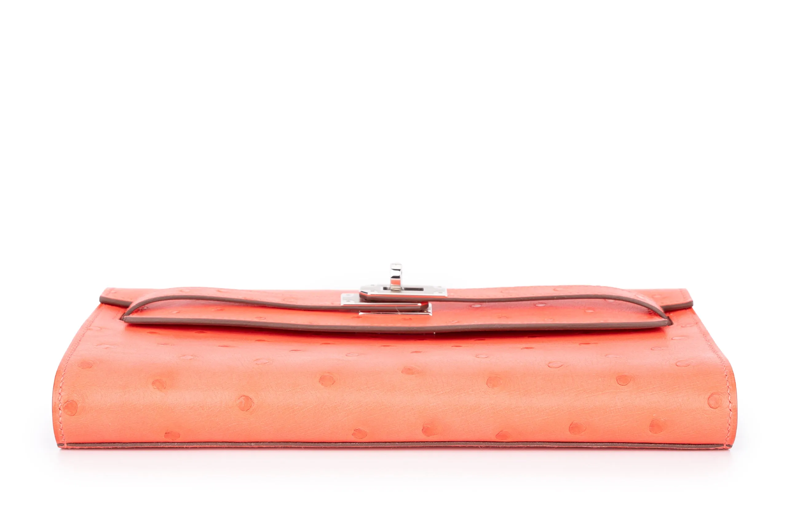 Hermès Kelly To Go Exotic Ostrich Rose Texas PHW