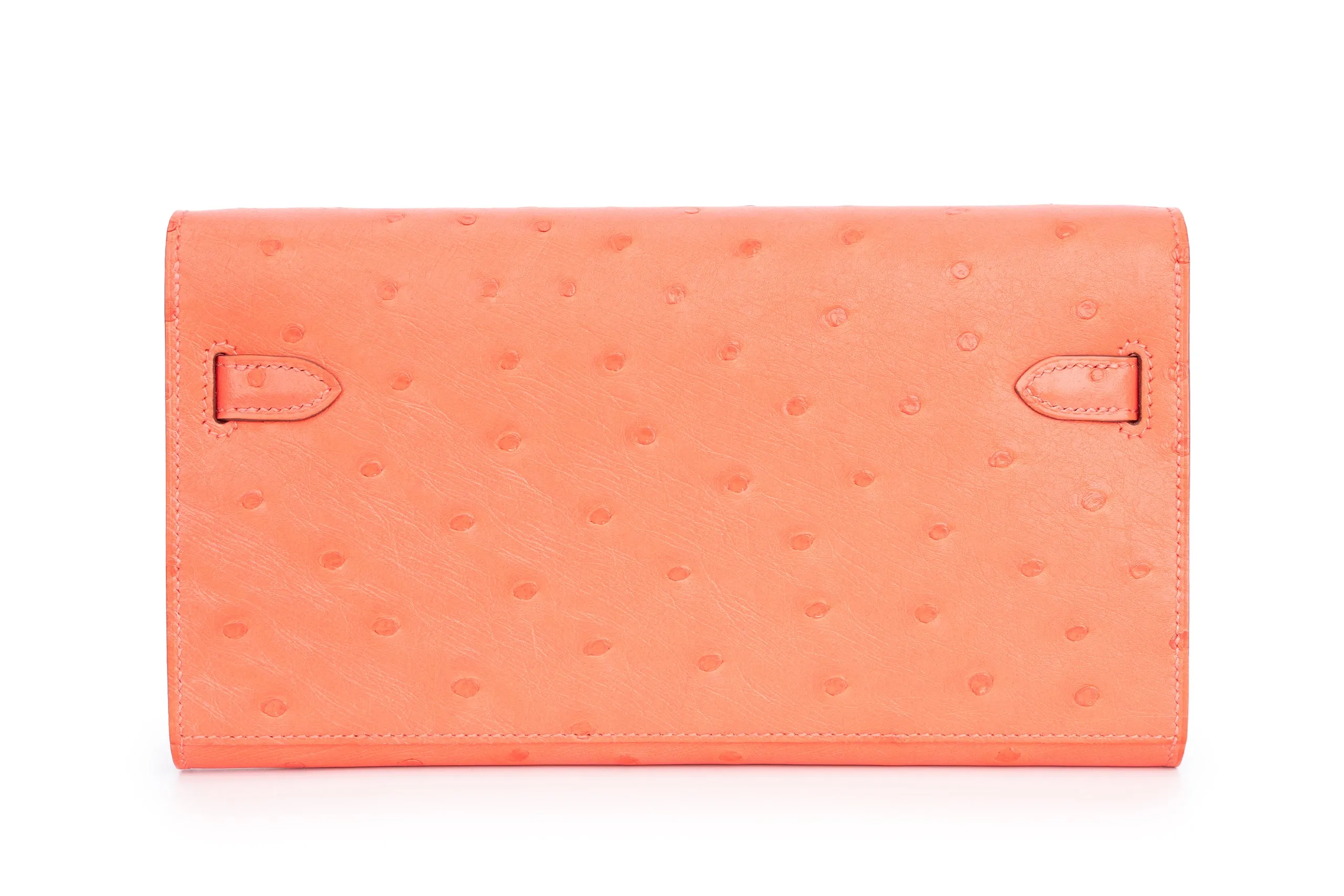 Hermès Kelly To Go Exotic Ostrich Rose Texas PHW