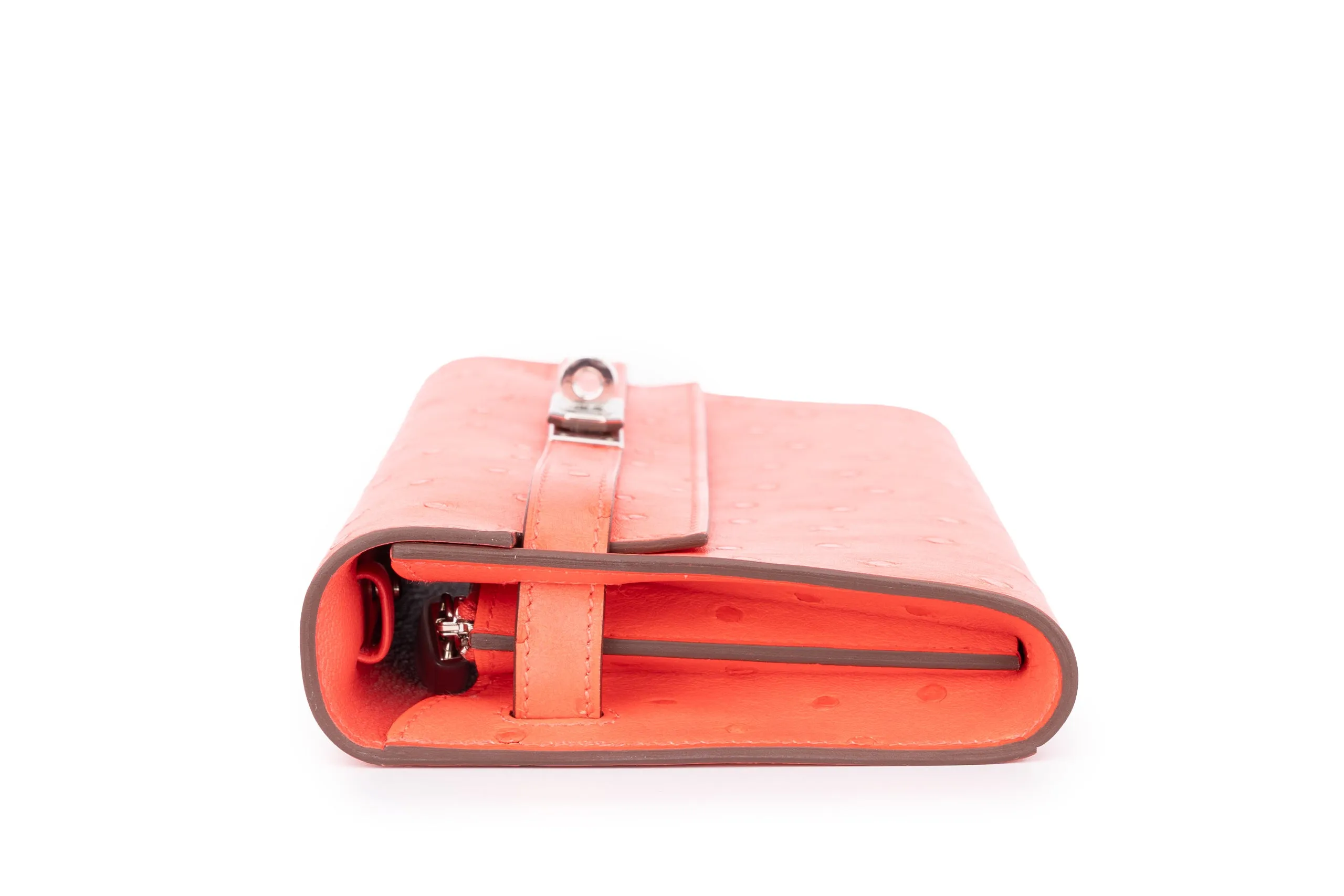 Hermès Kelly To Go Exotic Ostrich Rose Texas PHW