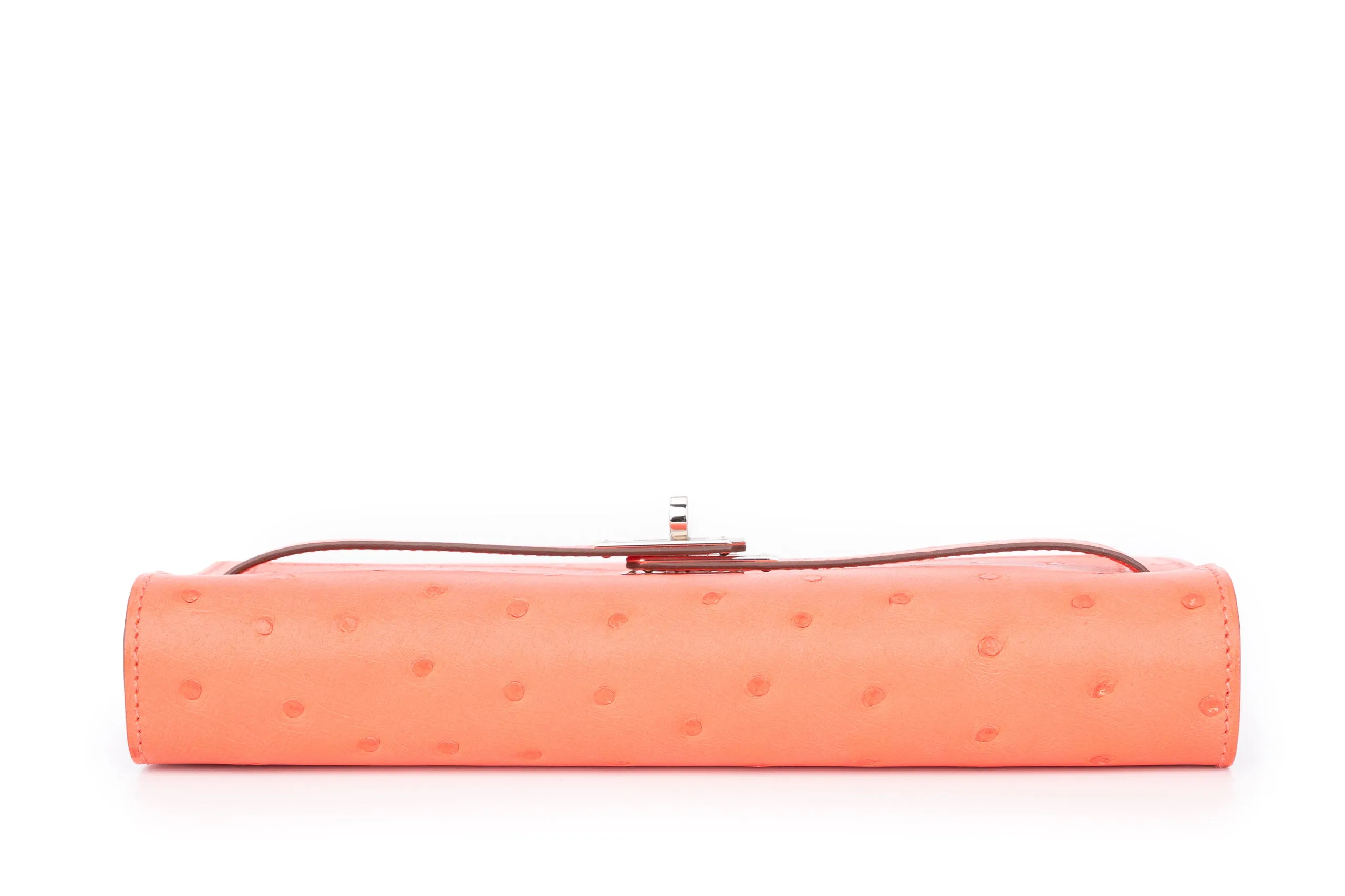 Hermès Kelly To Go Exotic Ostrich Rose Texas PHW