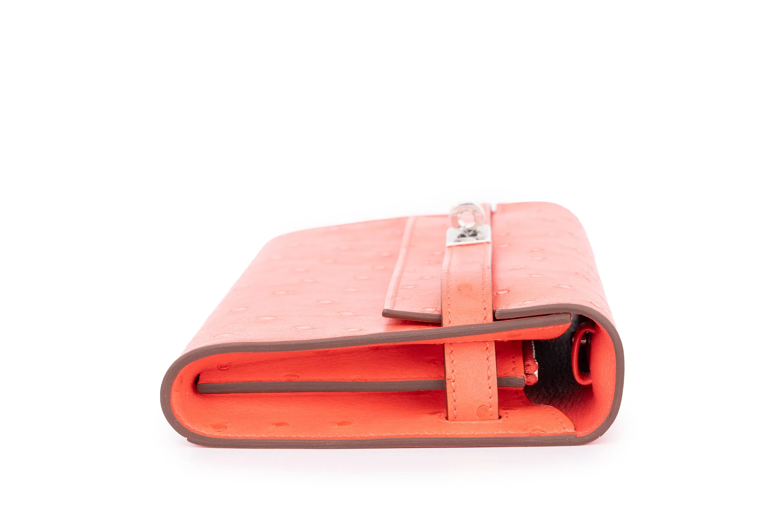 Hermès Kelly To Go Exotic Ostrich Rose Texas PHW