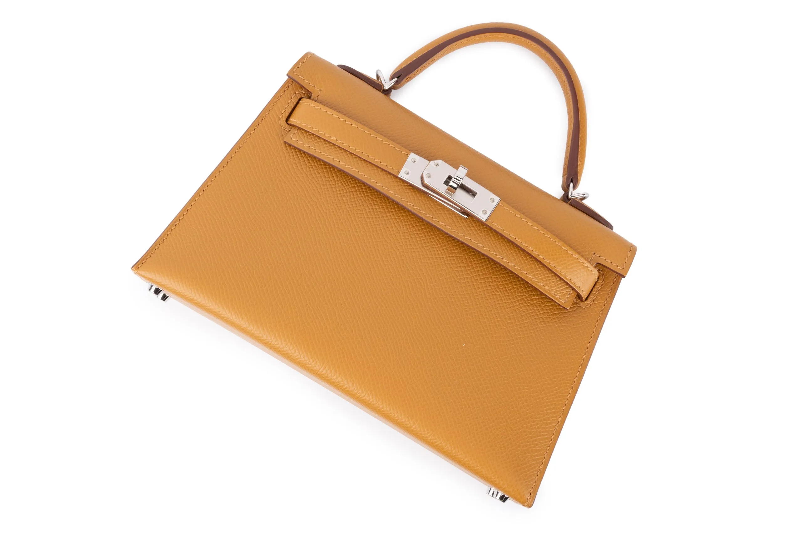 Hermès Mini Kelly 		Epsom	Sesame	PHW