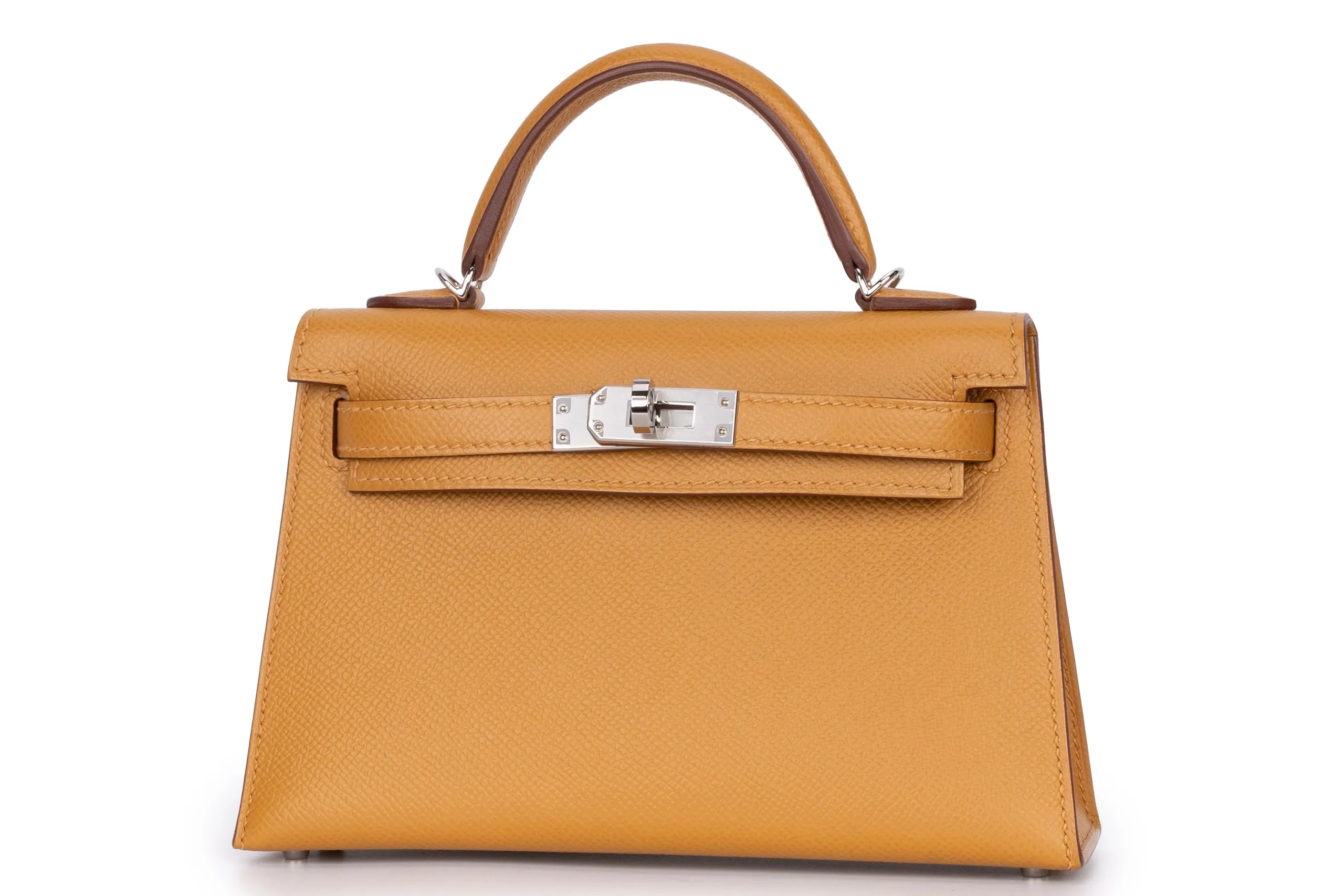 Hermès Mini Kelly 		Epsom	Sesame	PHW