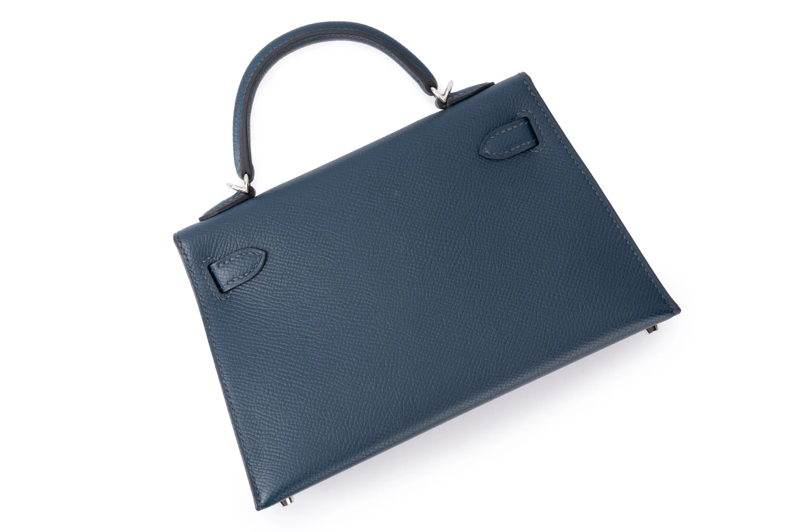 Hermès  Mini Kelly	Sellier	Epsom	Bleu De Prusse 	Electrum SGHW