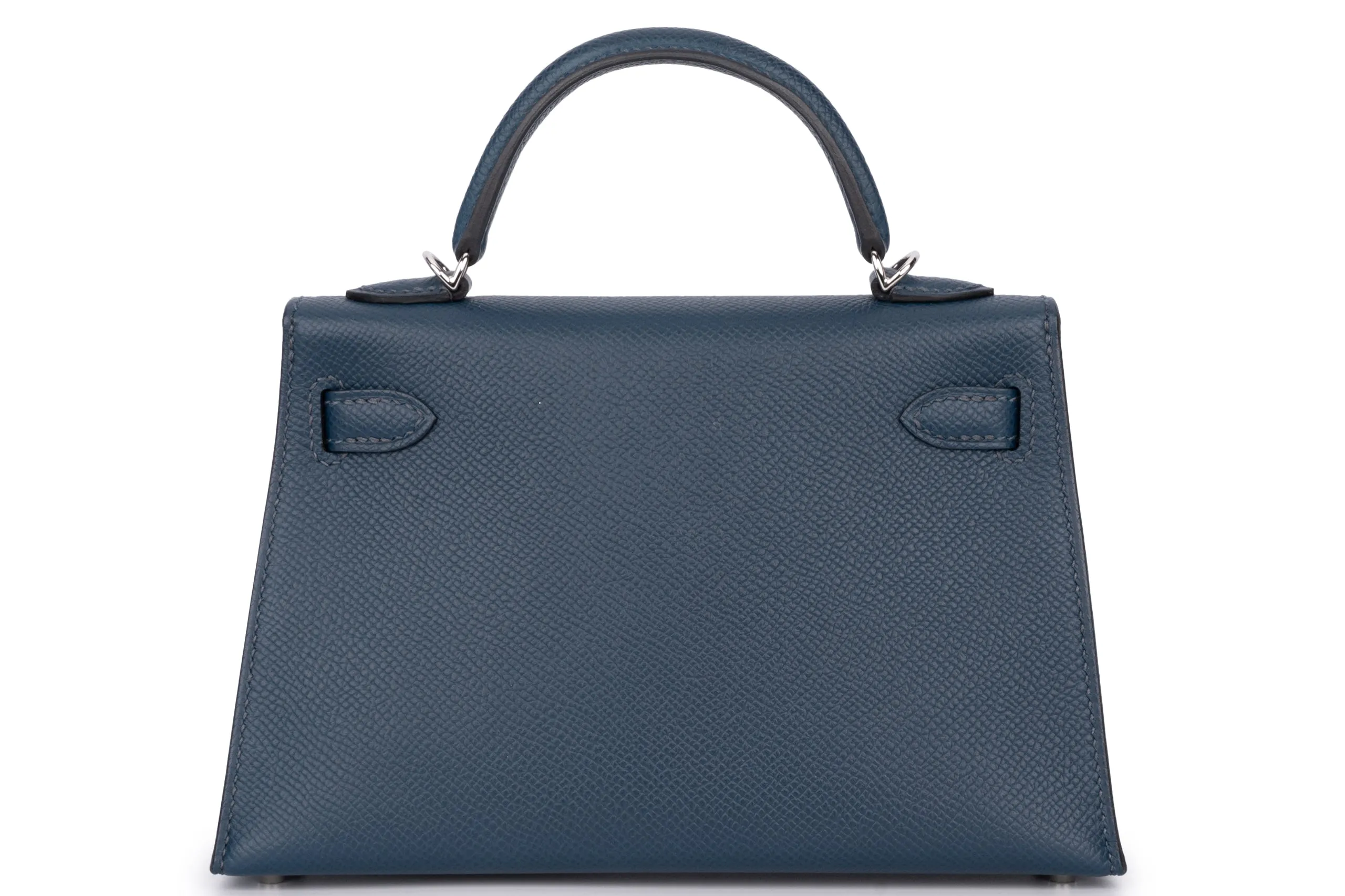 Hermès  Mini Kelly	Sellier	Epsom	Bleu De Prusse 	Electrum SGHW