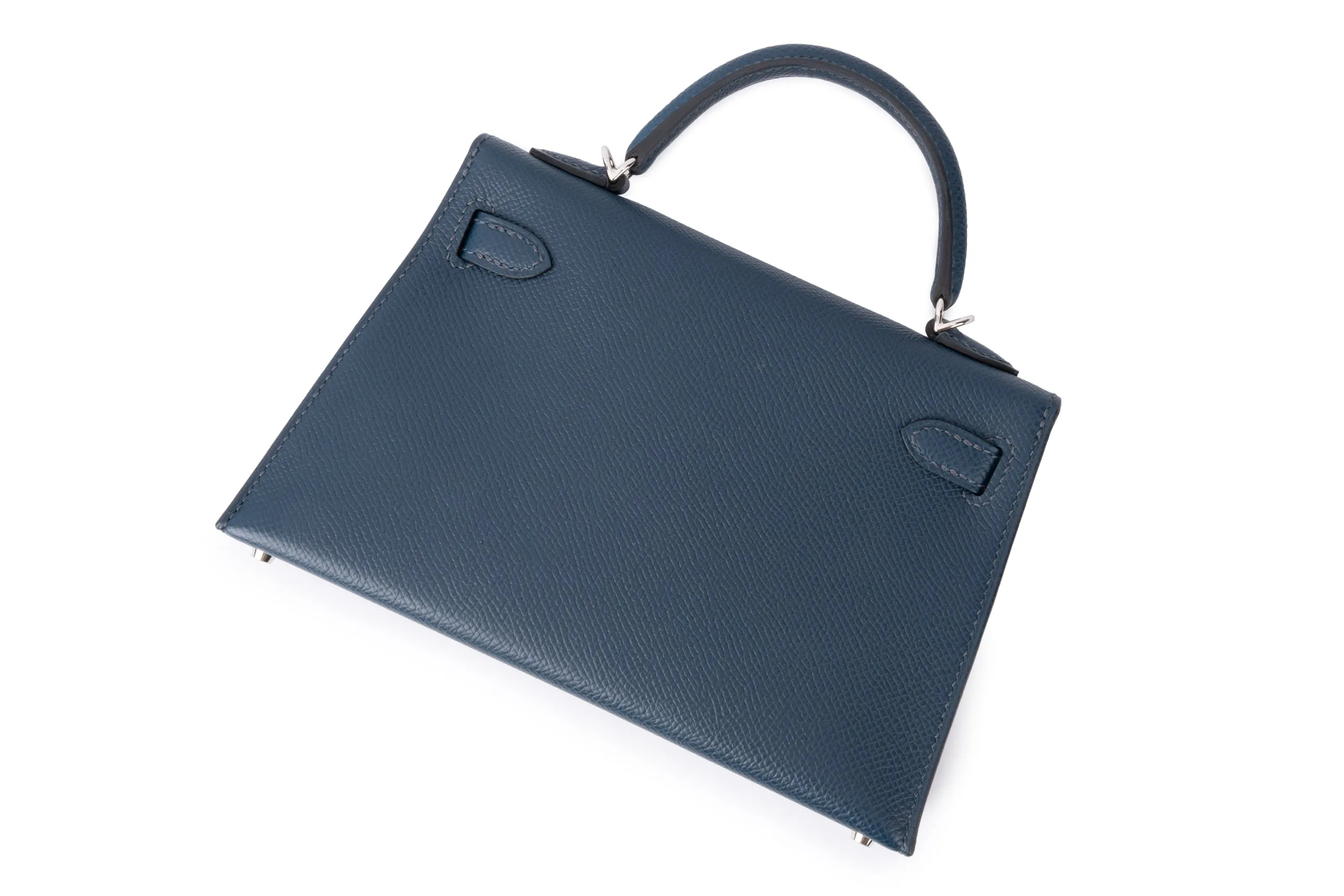 Hermès  Mini Kelly	Sellier	Epsom	Bleu De Prusse 	Electrum SGHW