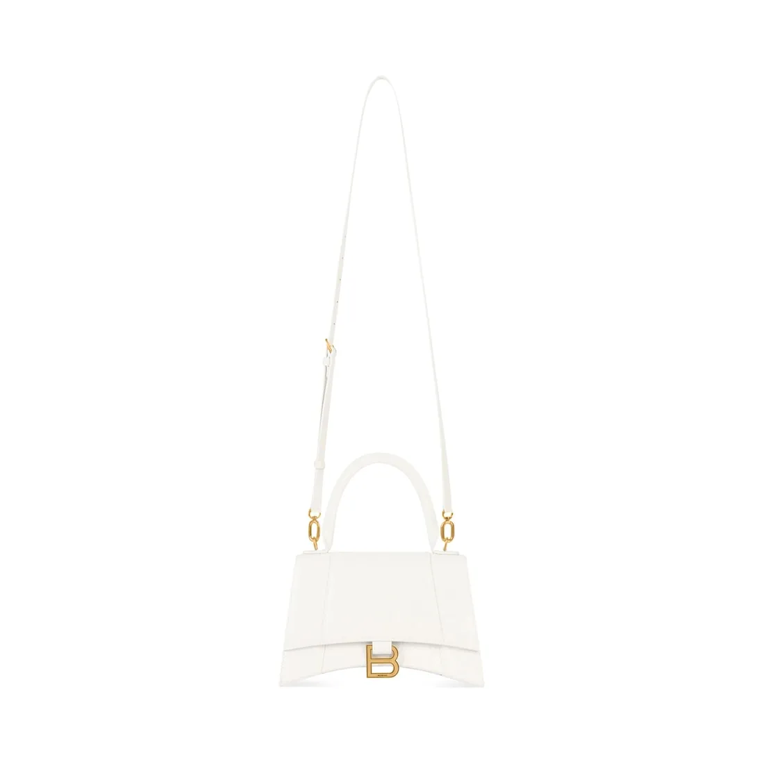 Hourglass small handbag crocodile embossed