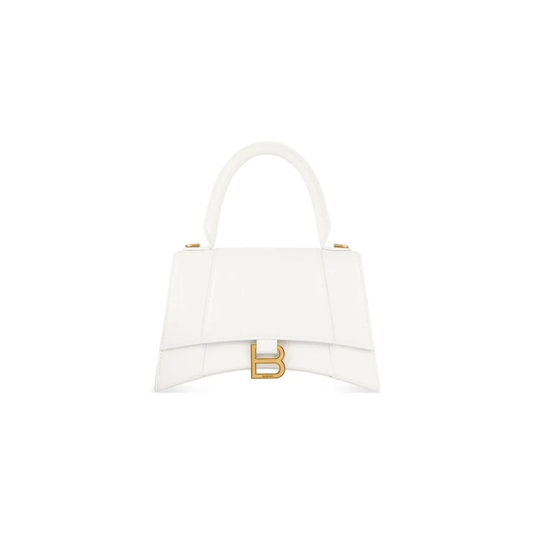 Hourglass small handbag crocodile embossed