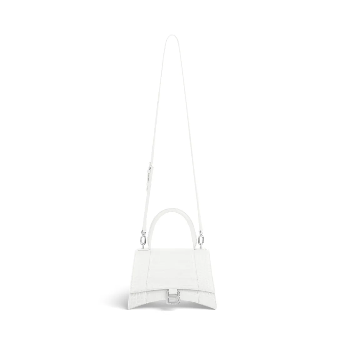 Hourglass small handbag crocodile embossed