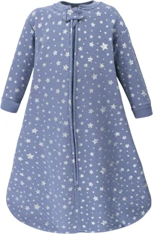 Hudson Baby Unisex Baby Premium Quilted Long Sleeve Sleeping Bag and Wearable Blanket
