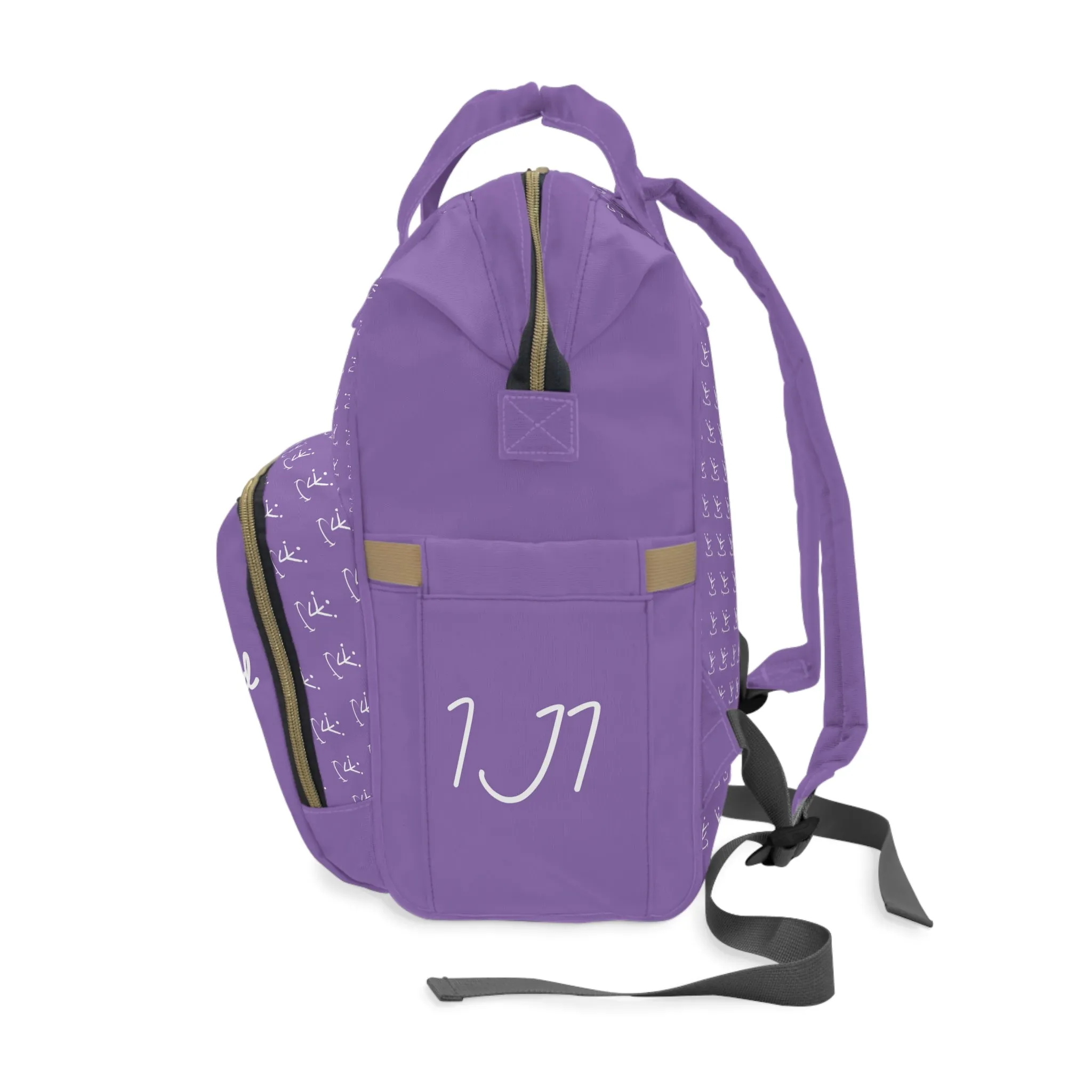 I Jump Instead Trophy Backpack - Lavish Purple w/ White Logo