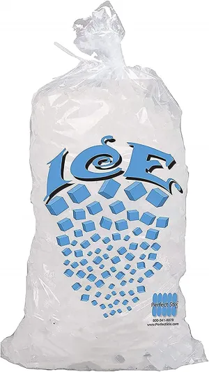 Ice Bag with Twist Tie Enclosure, 10 lbs (Pack of 500)