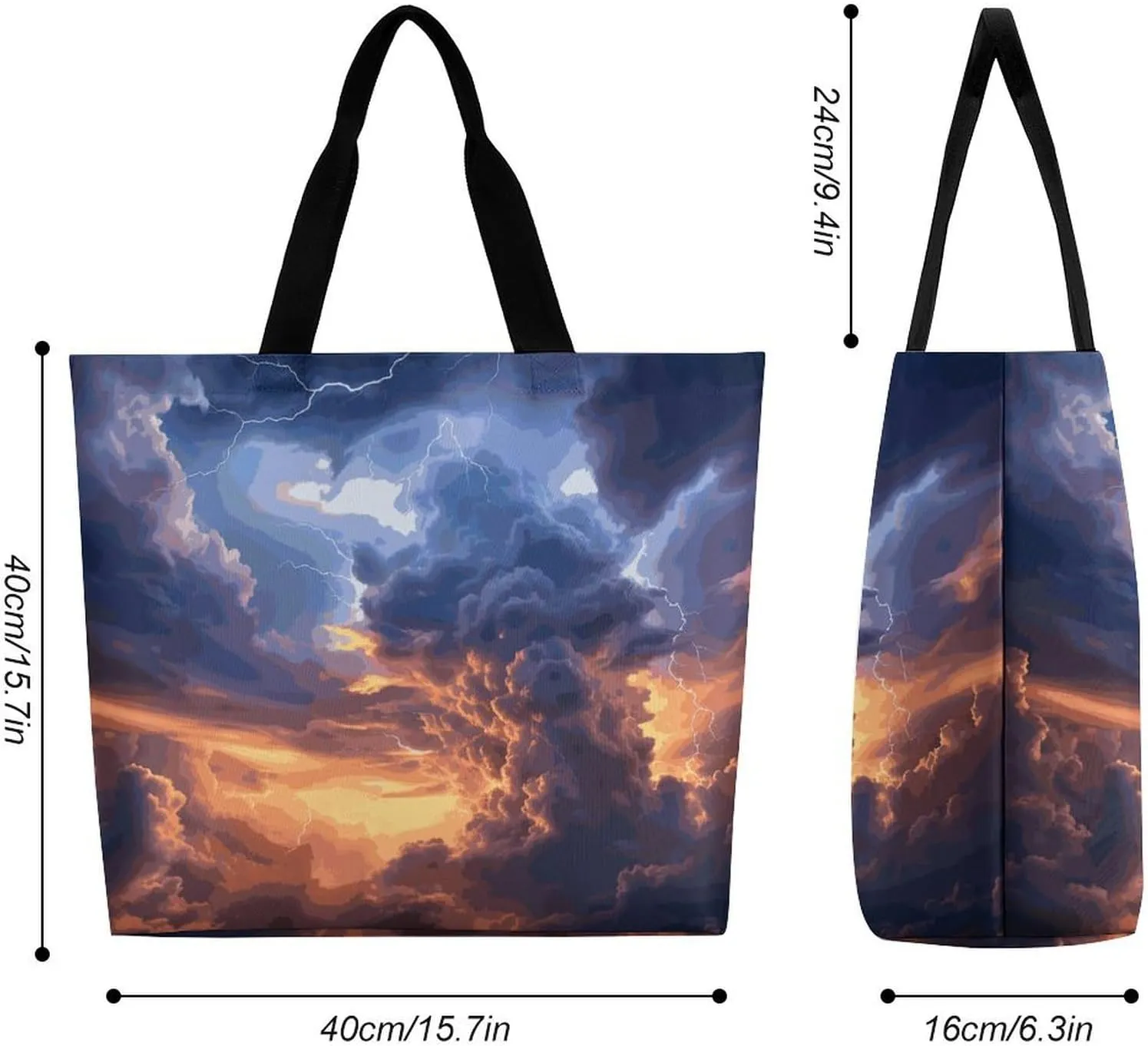 Interesting Wombats Tote Bag for Women Reusable Grocery Shoulder Bags Shopping Bag for Travel, Groceries
