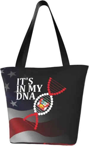 It'S In My Dna Peruvian Fashion Shoulder Bag Large Capacity For Man Or Woman