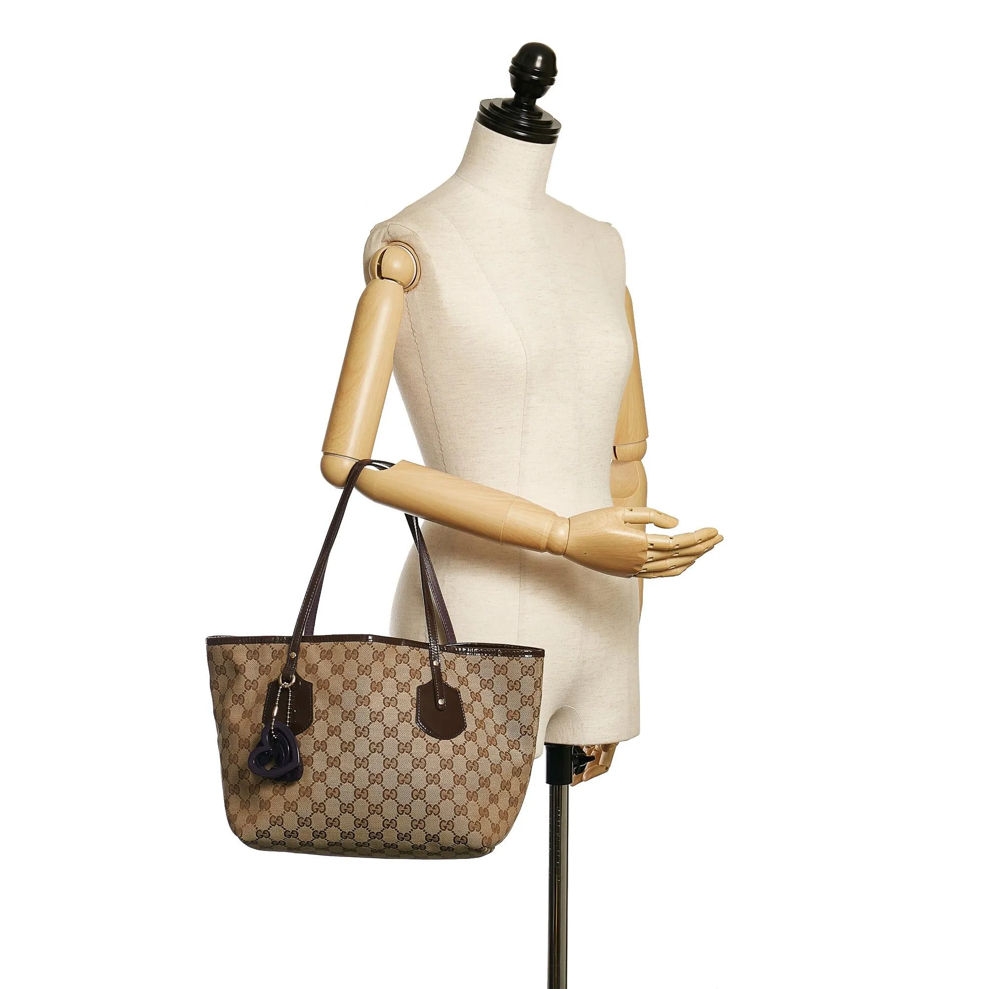 Jolie GG Sleek (SHG-34358) Tote Gucci Handcrafted Canvas Bag
