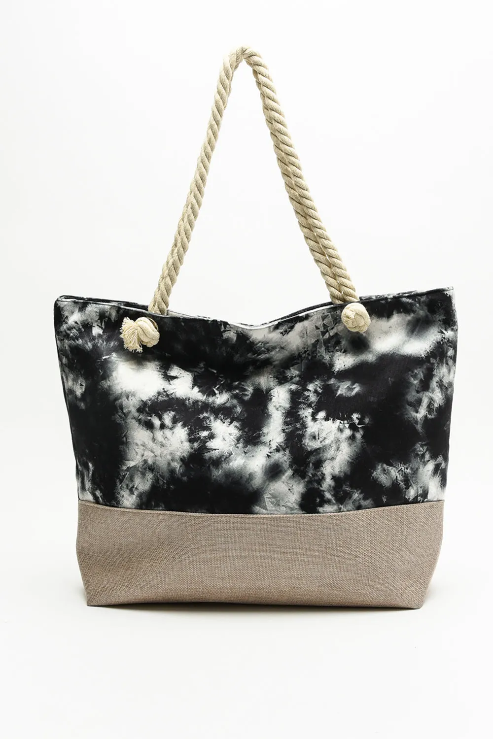 Justin Taylor Tie-Dye Rope Handle Tote