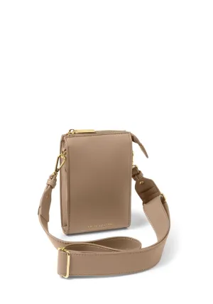 Katie Loxton Effie Slim Crossbody Bag, Mocha