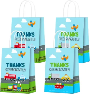 Keringo 16 PCS Party Bags for Transportation - Candy Bags for Kids' Birthday Party Supplies and Decor