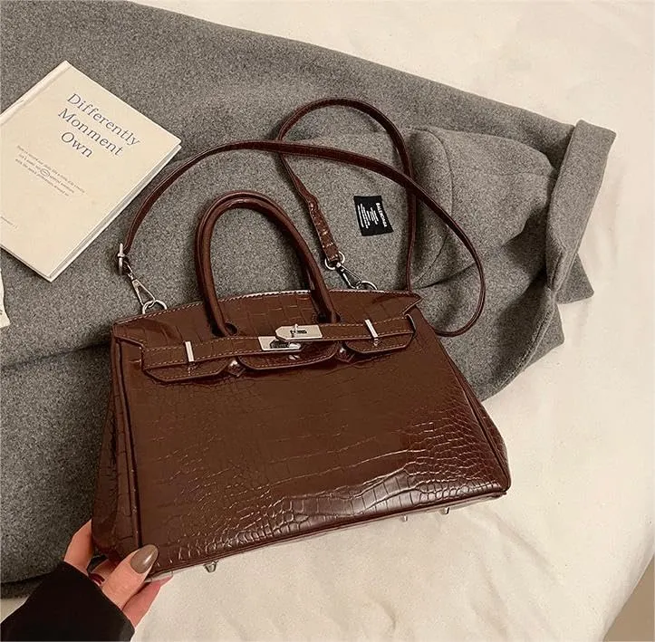 ladies PU leather handbags adjustable shoulder strap single shoulder crossbody bags large capacity Purses