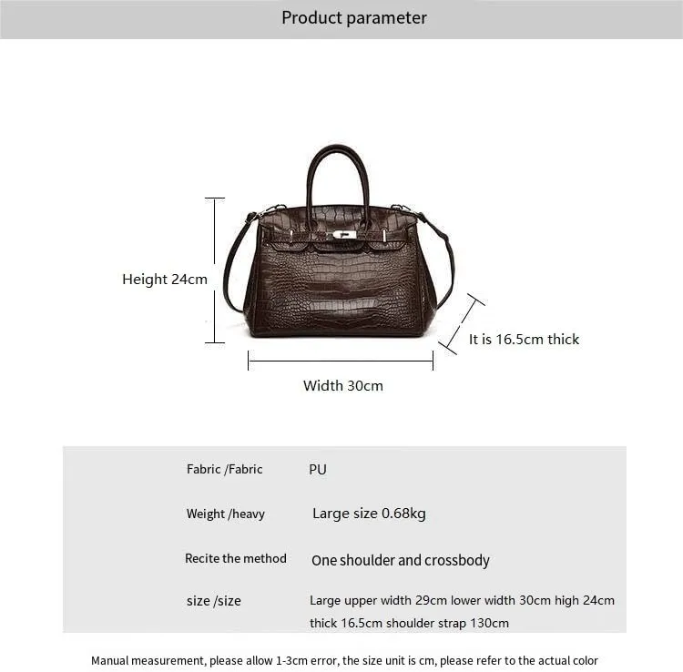 ladies PU leather handbags adjustable shoulder strap single shoulder crossbody bags large capacity Purses