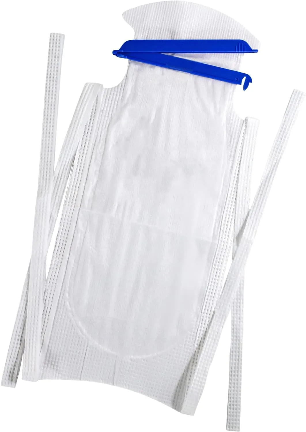 Large Refillable Ice Bags with Clamp Closure [Pack of 5] 6-1/2 x 14 – Reusable Easy Filling Hospital Icepack with Soft Outer Covering and Leak Resistant Inner Layer(5)