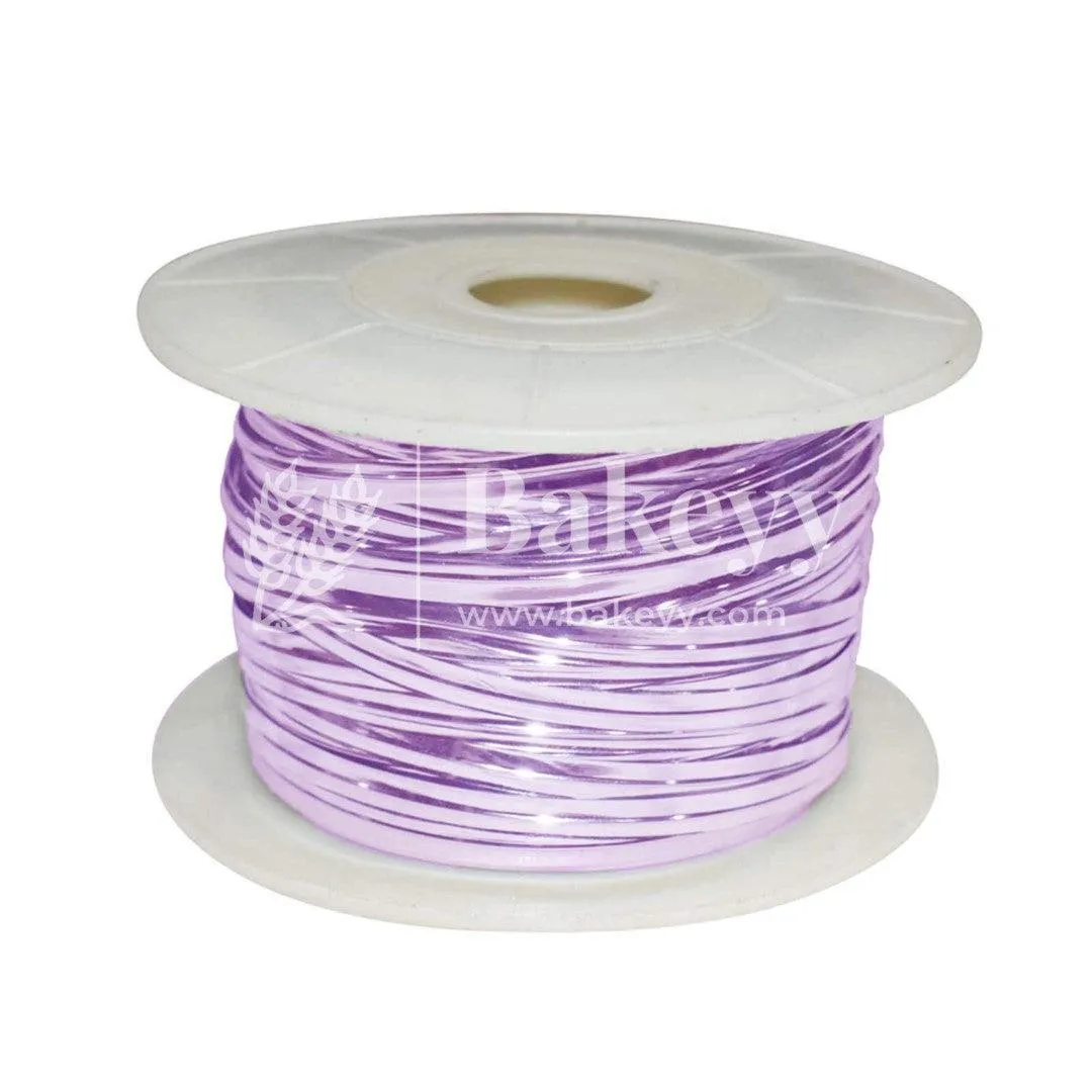 Lavender Aluminum Twist Ties | Twister Roll Blue 100 Yards | Twister For Chocolate Packaging