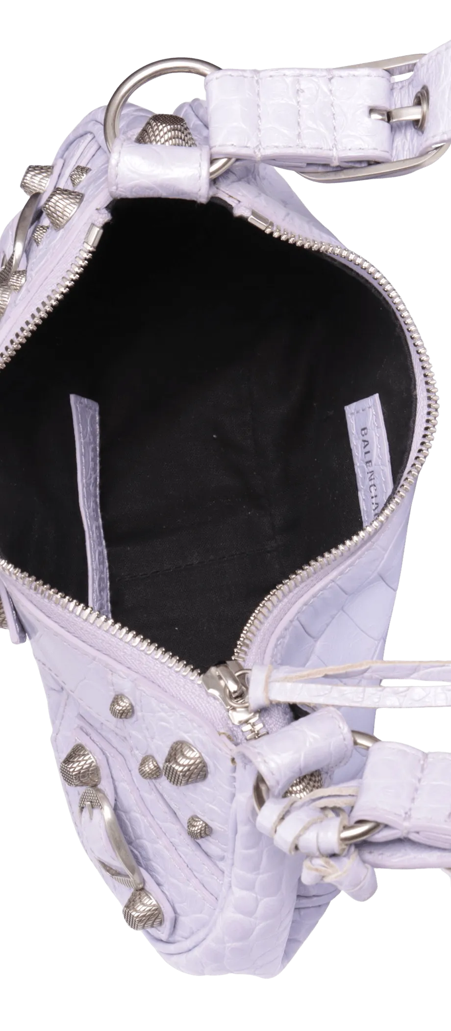 LE CAGOLE XS CROCODILE EMBOSSED
