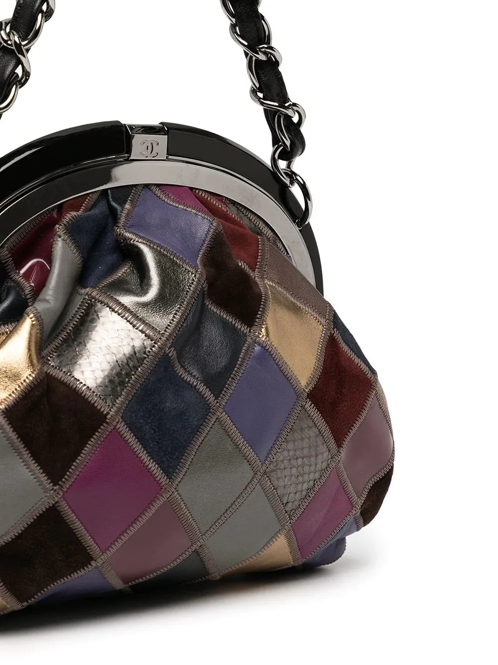 Leather Patchwork Handbag