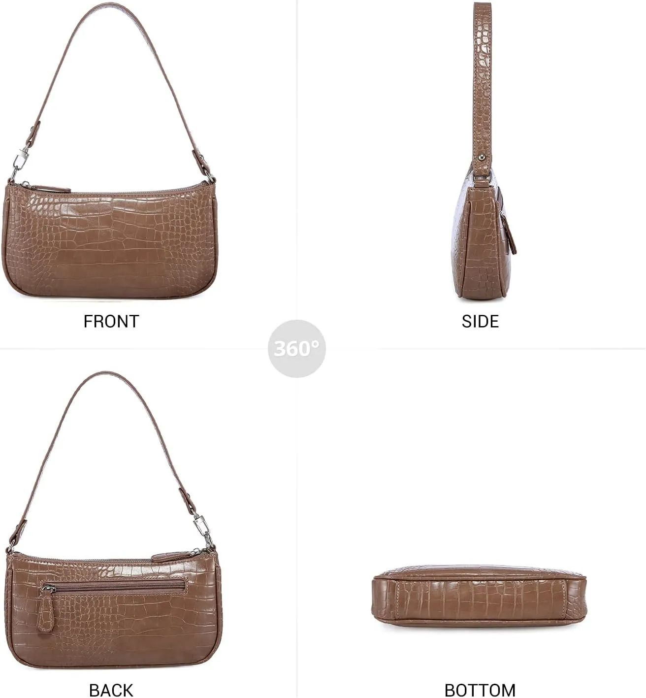 Loiral Small Purse for Women, Retro Classic Tote HandBag Shoulder Bags Clutch Purse