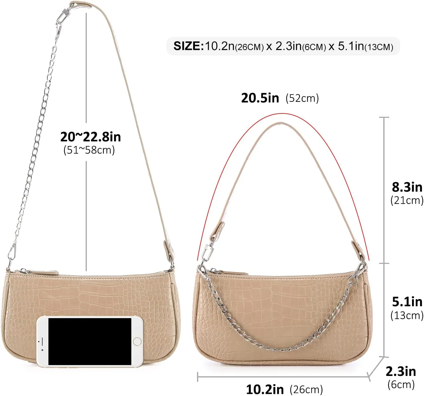 Loiral Small Purse for Women, Retro Classic Tote HandBag Shoulder Bags Clutch Purse