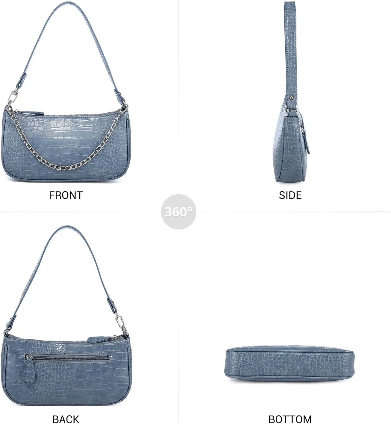 Loiral Small Purse for Women, Retro Classic Tote HandBag Shoulder Bags Clutch Purse
