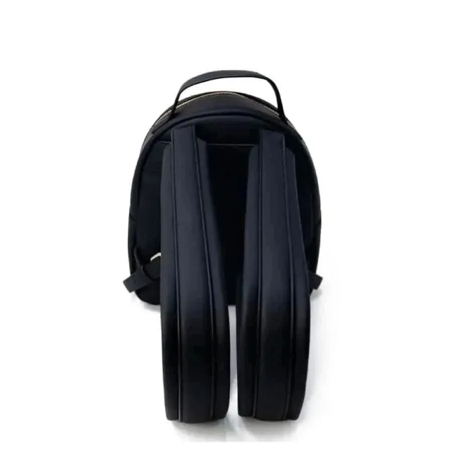 Love Moschino Women's Black Print Rucksack 100% Polyurethane