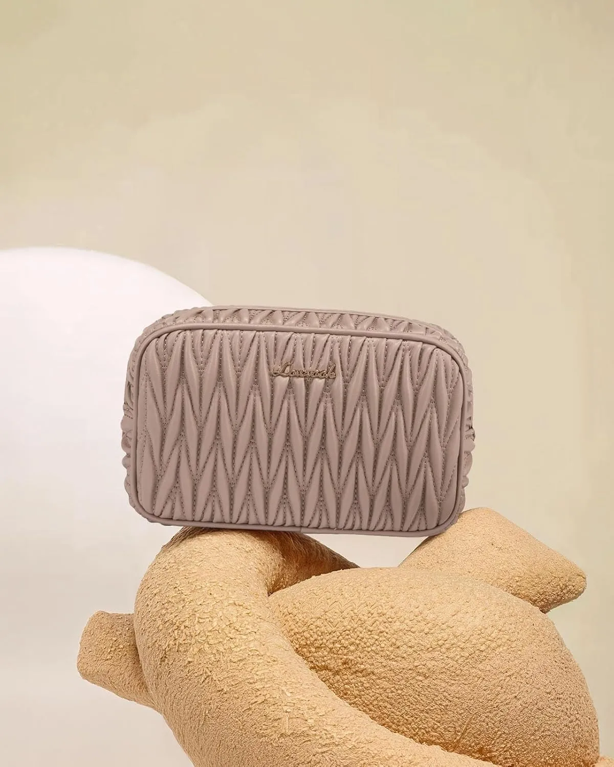 LOVEVOOK Quilted Crossbody Bags for Women, Small Trendy Leather Purse, Crossbody Purse with Adjustable Strap for Gift